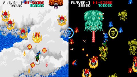 【アケアカ2】『妖魔忍法帖』が8月20日より配信。手裏剣や煙幕弾など8種類の忍法を駆使して姫を救い出す忍者シューティング