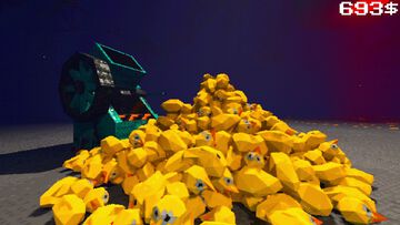 『Project P.I.T.T.』ラバーダックをひたすら奈落に突き落とすゲームが配信開始。アヒルから始まり巨大な“何か”を作り上げる。何をしているのかわからなくなってくる