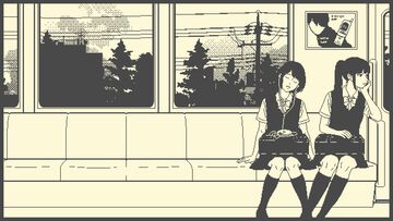 『彼女は知らない』1999年の女子高生ふたりの“とある一日”をモノトーン調で描くビジュアルノベル、Steamページ公開。ノスタルジックでどこか物憂げな雰囲気が漂う