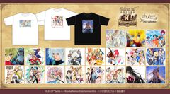 『テイルズ オブ』シリーズ歴代パッケージビジュアルをデザインしたTシャツが8月29日より発売。『デスティニー』や『アライズ』など全19種