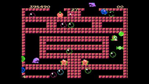 【コンアカ】『バブルボブル』が8月26日に配信。泡はきドラゴンになった少年たちがさらわれたガールフレンドを助ける冒険に挑むアクションゲーム