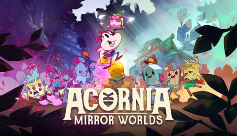 『Acornia: Mirror Worlds』リスのお菓子屋さんがカートゥーンっぽく元気いっぱい走り回る、お店経営＆アクションゲーム