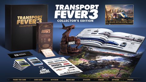 『トランスポートフィーバー3』発売日が9月29日に決定。人気輸送システム経営シム最新作、スタチューやアートブックが付属する数量限定コレクターズエディションも登場