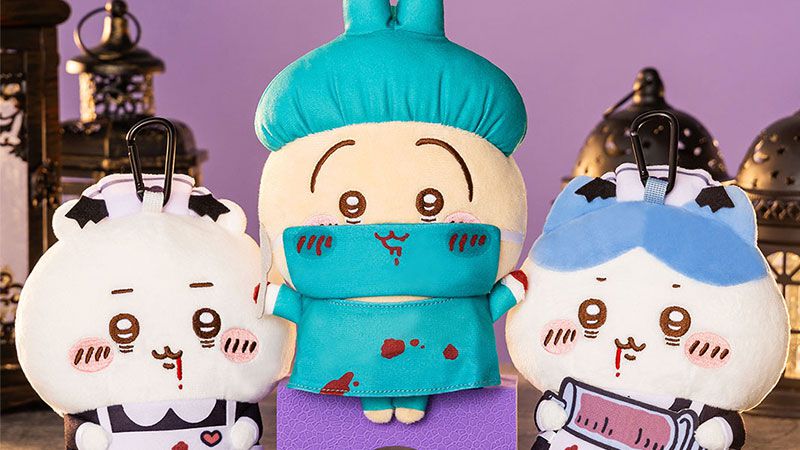 ちいかわ】ダークなコスプレ姿のちいかわ、ハチワレ、うさぎが