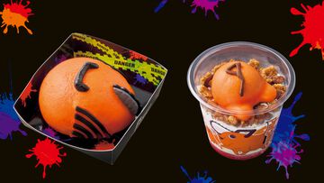 【USJ】『バイオハザード』“グリーンハーブ”をモチーフにしたクロワッサンドッグや、『チェンソーマン』の主人公デンジを表現したキーマカレー味の“チェンソーまん”などコラボ商品が登場