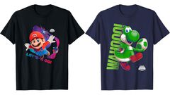 映画『ザ・スーパーマリオギャラクシー・ムービー』TシャツがAmazonスマイルセールでお買い得。マリオ、ヨッシーなどおなじみの顔ぶれがずらり
