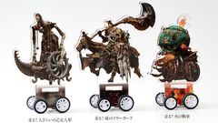 「走る！エルデンリングのプルバックカー」TGS2026にてTORCH TORCHブース商品購入特典としてプレゼント。人さらいの乙女人形、竜のツリーガード、火の戦車からランダム1種