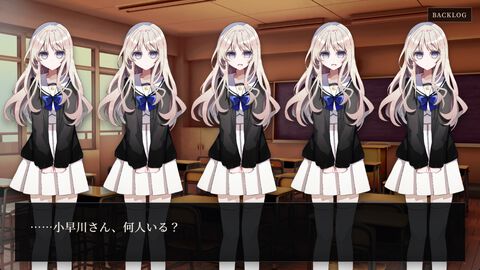 ソウルライク恋愛ゲーム続編『小早川さんはソウルライク5』配信開始。5人に増えた小早川さんと「パリィ」や「ローリング」で会話し、本物を見極める