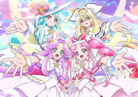 『映画名探偵プリキュア︕不思議な庭と2⼈の秘密』映画限定フューチャーフォームが解禁。⻩⾦の⽻根と星のモチーフが⽬を引くデザインに
