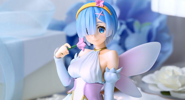 リゼロ』花の妖精に扮したレムのぬーストフィギュアが展開開始。淡い青の衣装を纏った座りポーズがかわいくてずっと見ていたくなる【Re： ゼロから始める異世界生活】 - 電撃オンライン