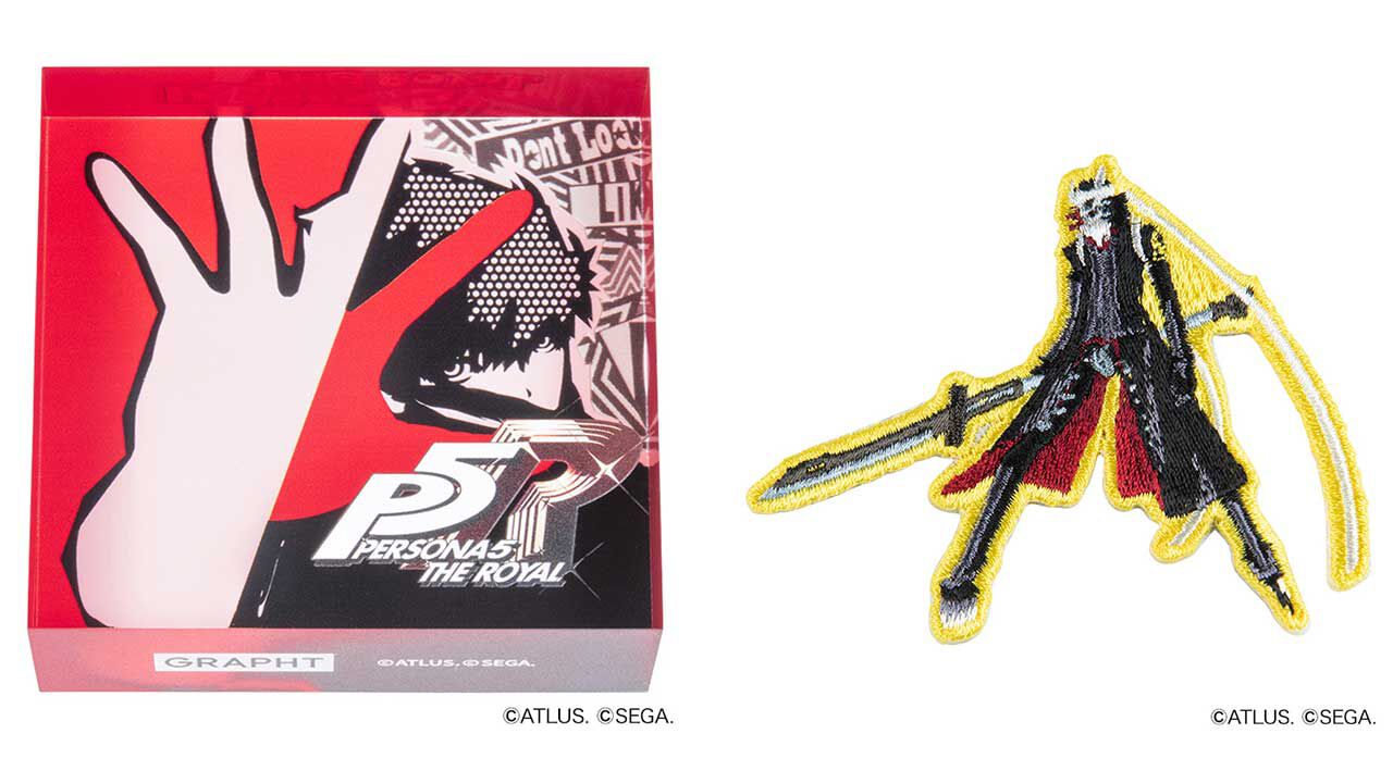 ペルソナ】『P5R』のメニュー画面ブロック、各主人公のペルソナ刺繍