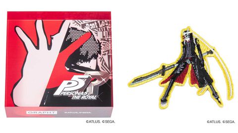 【ペルソナ】『P5R』のメニュー画面ブロック、各主人公のペルソナ刺繍ステッカーなど30周年グッズも。東京ゲームショウで先行販売