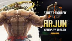 『スト6』ステゴロヨガで戦う新キャラ“アルジュン”のゲームプレイ動画が9月8日8時に公開。インド出身の元警官