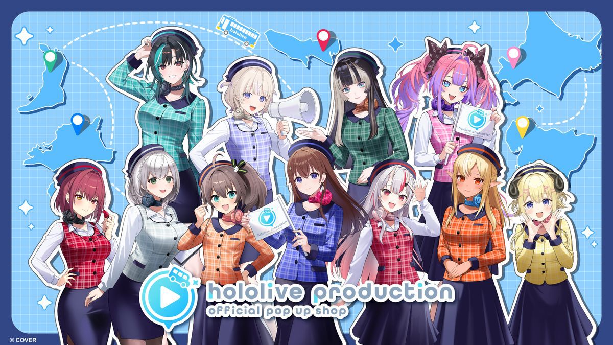 ホロライブポップアップショップが10/3（土）から期間限定オープン
