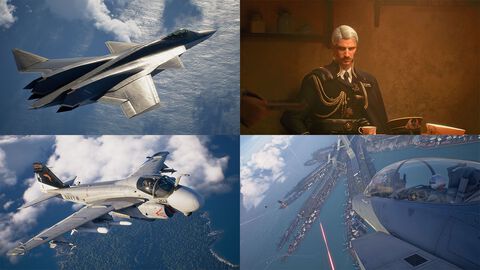 『エースコンバット8』ストーリー映像と最新情報公開。オリジナル機体の可変翼機FA-36 Game、超兵器“メガフロート ファトシア"など明らかに