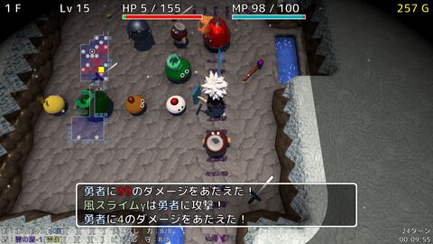 『勇者ローグ』王道ローグライクダンジョンRPGのリリース日が10月31日に決定。パンダを焼くとなぜか力が10上がる。『不思議のダンジョン』好きなら堪らない小ネタも満載