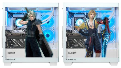 『FF』40周年コラボPCがガレリアから登場。クラウドやティーダなど歴代ナンバリングタイトルのキャラが描かれた全16種