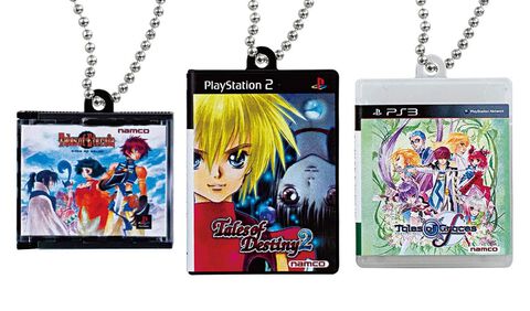 『テイルズ オブ』シリーズのパッケージチャーム新作が登場。『エターニア』『デスティニー2』『グレイセス エフ』など計7種類