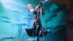 『FF7』セフィロスとあのシーンを再現！ バスターソードを持ってキメる“凶斬り”撮影コーナーと、スクエニブースにはフォトスポットが多数【TGS2026】