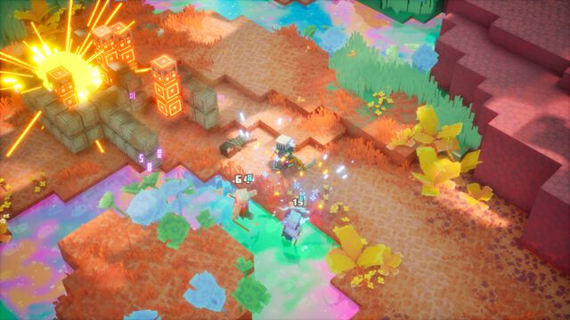 『マイクラダンジョンズ2』ジャンプで広がる立体アクション、仲間と助け合うマルチプレイを体験。「新たな次元“シフト”は『風の谷のナウシカ』から着想を得た」