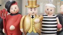 『きかんしゃトーマス』トップハム・ハット卿が“金色”になってガチャに帰ってくる。水着姿も健在の“めじるしガチャマスコット”が2027年2月発売