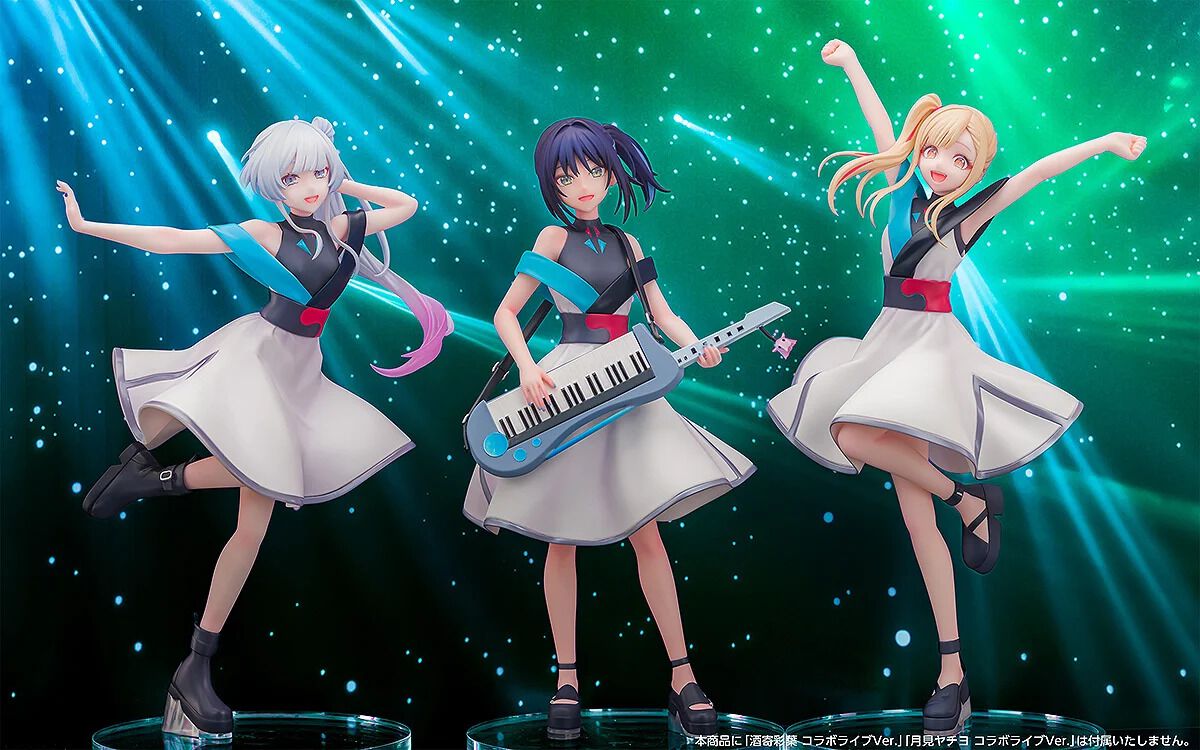 超かぐや姫！』かぐや、彩葉、ヤチヨのコラボライブをフィギュアで再現