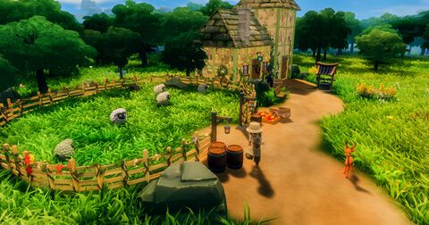 『CottageCore』村人の仕事や暮らしを支えるサンドボックスゲーム。静かな一軒家から豪華な城まで自由に建築【2027年4月14日発売】