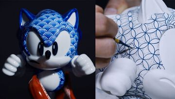 ソニックの有田焼が全世界50体限定で登場。一筆一筆を重ねて世界最速の青を表現。1体100万円。10月9日より抽選販売