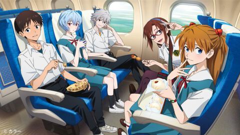 シンジたちが東海道新幹線で修学旅行に！ 『エヴァ』とJR東海“推し旅”コラボが10月18日から実施。新幹線車内でオリジナルボイスドラマ“カンサイ旅行計画”が聴ける