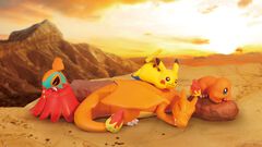 『ポケモン』リラックスするリザードンたちのフィギュアガチャが10月下旬発売。ヒトカゲやピカチュウはリザードンに乗せて飾れる
