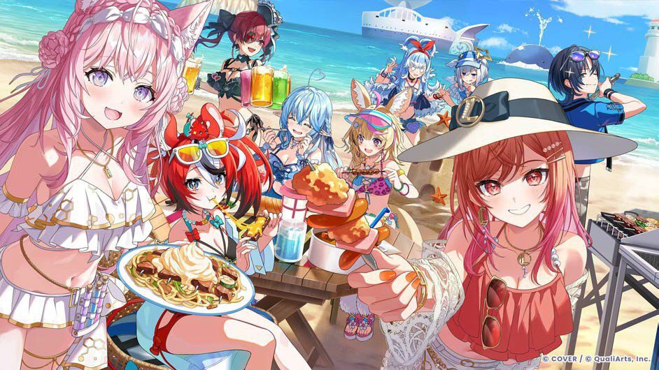 『ホロドリ』 雪花ラミィ、尾丸ポルカ、一条莉々華が水着姿で新 ...