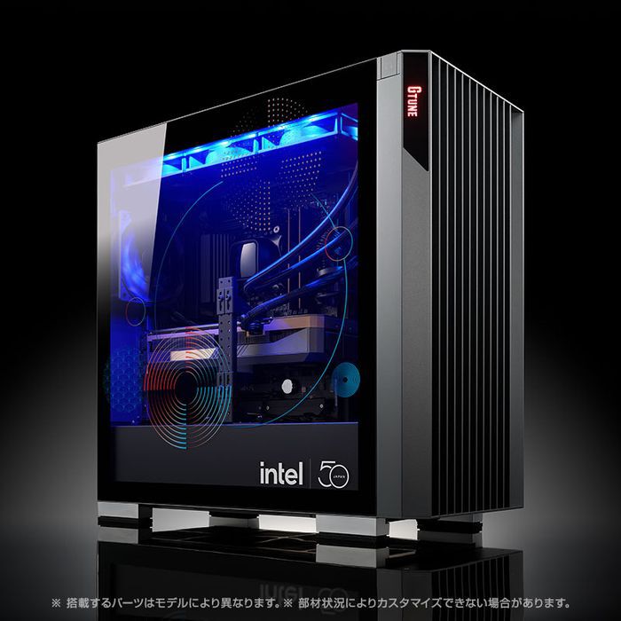 インテル50周年記念のゲーミングPC特別限定モデル“G TUNE FZ-I7G80