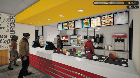 『Fast Food Simulator』自分だけのハンバーガー屋さんを最大6人協力プレイで切り盛りしよう。世界一混沌とした「忙しくて楽しい」職場へようこそ【とっておきインディー】