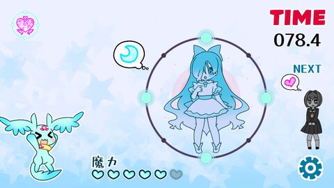 『リズムにのって契約して魔法少女になってよ！』ノリと勢いで魔法少女を変身させるリズムゲームが無料配信中。キュートなイラストにも要注目