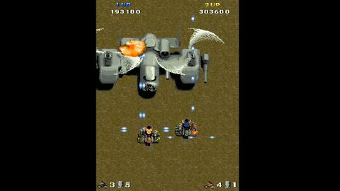 【アケアカ/アケアカ2】『特殊部隊U.A.G.』が10月15日より配信開始。機銃を装備した高速バイクで敵基地を目指すシューティングゲーム
