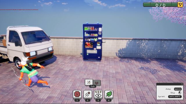 『Tanuki Tag』さまざまな形に化けられるタヌキになって遊ぶかくれんぼゲーム。周囲の色をコピーして簡単カモフラージュ、けれど目・鼻・耳や尻尾は隠せない