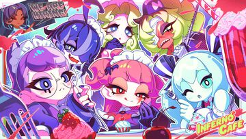 『インフェルノカフェ』人外メイドに自分を"喰わせる"ダークラブコメの無料体験版が配信。悪魔にゾンビにオオカミ娘、キュートな問題児たちと売上No.1を目指せ