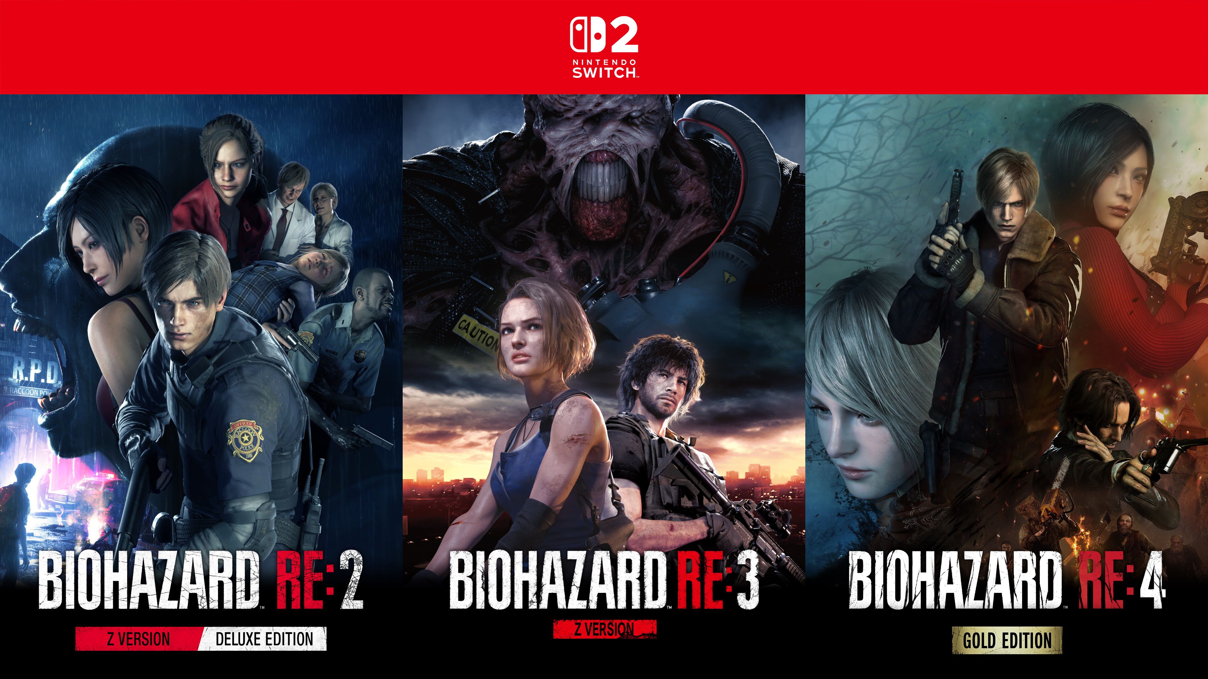 バイオハザード RE:3 Z Version (Switch2)の関連情報 | ゲーム