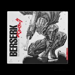 『ベルセルク』狂戦士の甲冑を纏ったガッツのガラスマウスパッドが10月22日発売。ドラゴンころしを抱える姿を大判ガラスに再現。価格は21100円