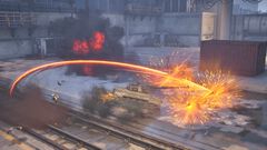 『SLAM TANK』砲撃ではなく“砲身”ブン回しスタイリッシュ戦車アクション。AI機械軍団を蹴散らして損害総額（スコア）を稼ぐ【体験版配信】