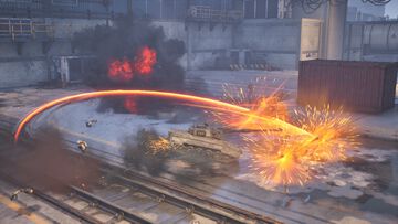 『SLAM TANK』砲撃ではなく“砲身”ブン回しスタイリッシュ戦車アクション。AI機械軍団を蹴散らして損害総額（スコア）を稼ぐ【体験版配信】