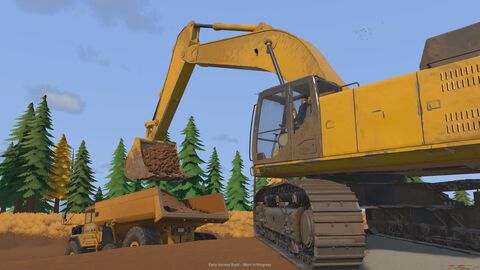 『Groundwork Simulator』マルチ対応“金発掘”シミュレーター。重機による運搬・整地・発掘・選鉱が楽しめる。本日（10/22）より早期アクセス開始
