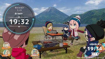 『ゆるキャン△』の作業支援アプリ『ちるキャン△』本日（10/22）スマホとSteamに登場。リンやなでしこたちのキャンプを眺めて作業に集中