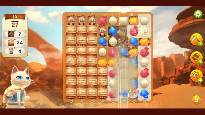 【モンハン】『モンスターハンターパズル アイルーアイランド』サービス開始。リオレウスやクルペッコなどお馴染みのモンスターたちをパズルで狩りに行こう