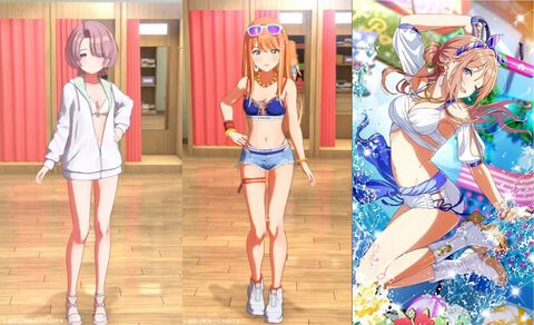 『学マス』水着衣装のアイドルたちが登場するシーズンイベントが発表。清夏、莉波はガシャ、麻央はイベント報酬で入手可能