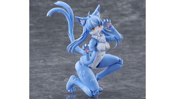 おまねこくんのプラモデルがけもプラシリーズに登場。広い可動域で多彩なポーズを実現。ミリタリー柄のエプロンでかわいらしさがさらにアップ。12月発売