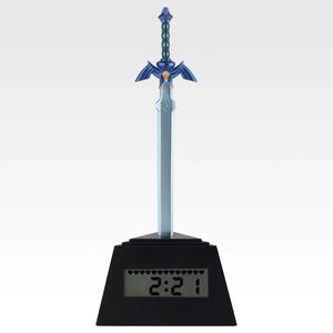 『ゼルダの伝説』マスターソードを引き抜ける目覚まし時計が発表。勇者のような気持ちで目覚められる。12月5日発売の一番くじで登場