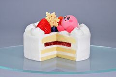 「カービィカフェ PETIT」初のホールケーキが11月11日に発売。チョコのカービィが“ちょこん”と乗った4号サイズのいちごケーキ