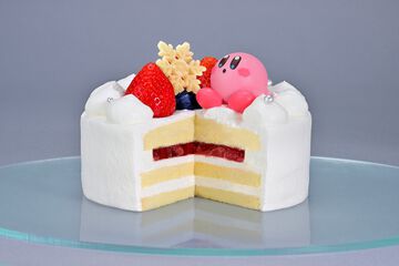 「カービィカフェ PETIT」初のホールケーキが11月11日に発売。チョコのカービィが“ちょこん”と乗った4号サイズのいちごケーキ