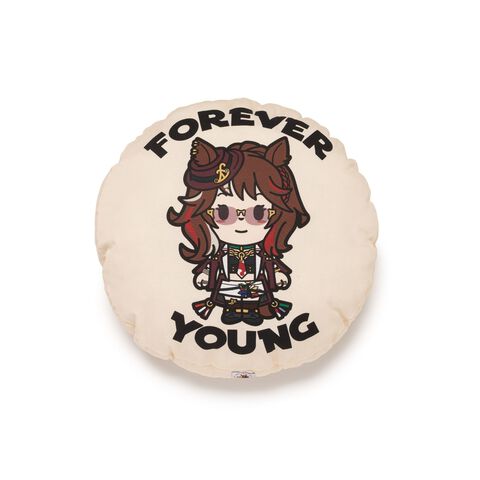 『ウマ娘』フォースクラブコラボ新商品、フォーエバーヤングのクッションとグラスが登場。10月31日12時よりオンラインストアで発売